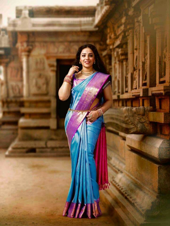 Samudrika Pattu Saree with South Indian Bridal Look
