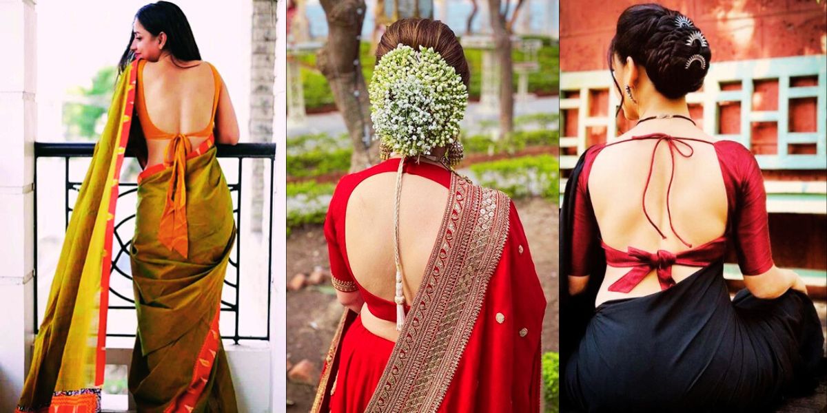 blouse back design