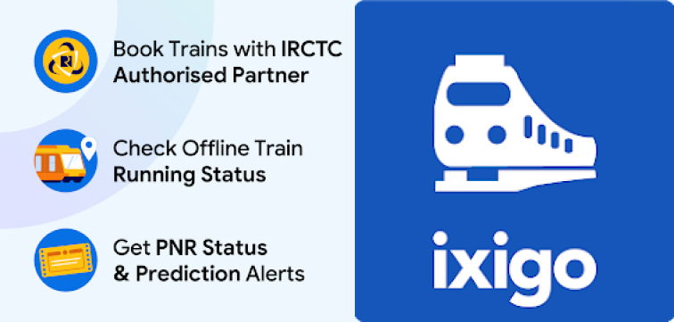 iXigo - Railway Ticket Booking & Enquiry App
