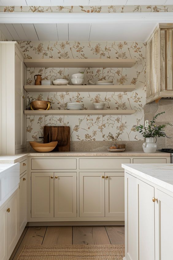 beige color for kitchen