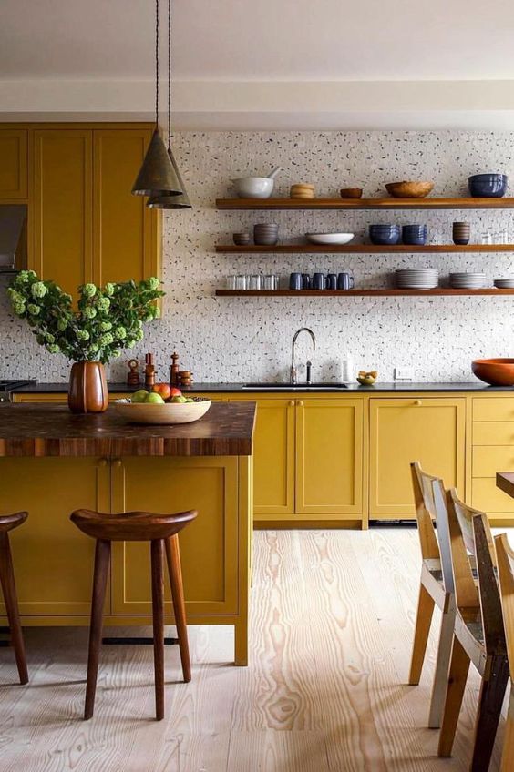 yellow colour for kitchen