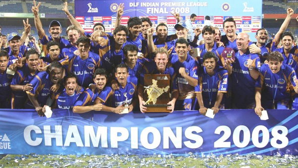 ipl winner 2008 Rajasthan Royals