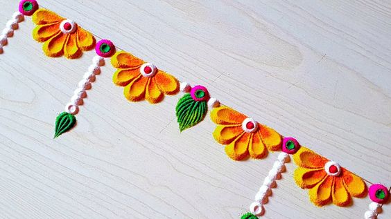 3d border designs rangoli