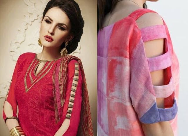 Cut-out sleeve design | | sleeves design for kurti