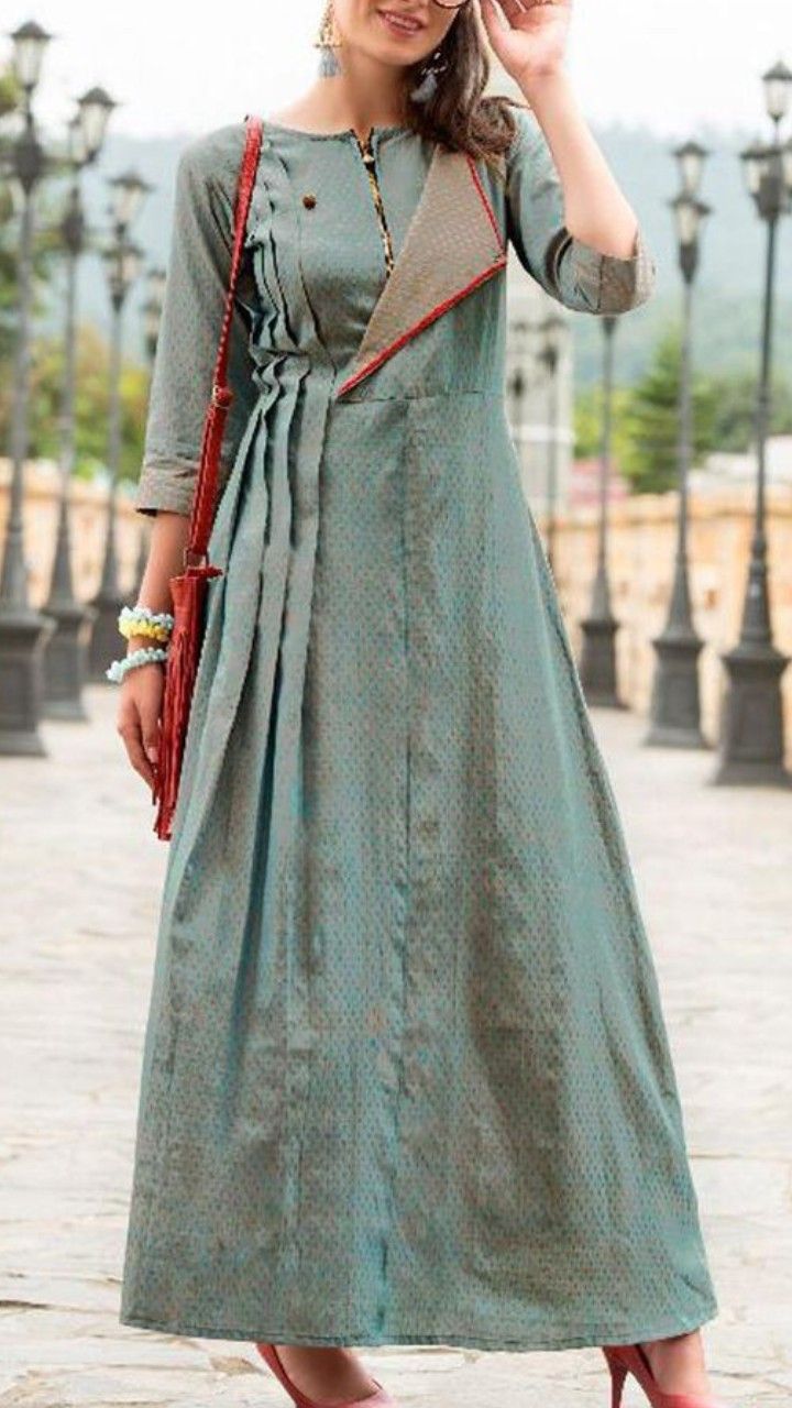 Flap sleeves design for kurti