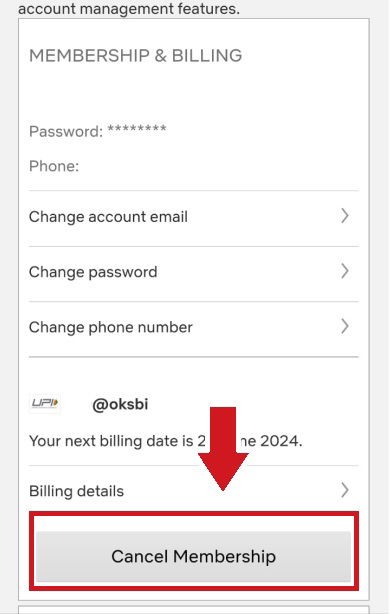Steps on How to cancel Netflix subscription