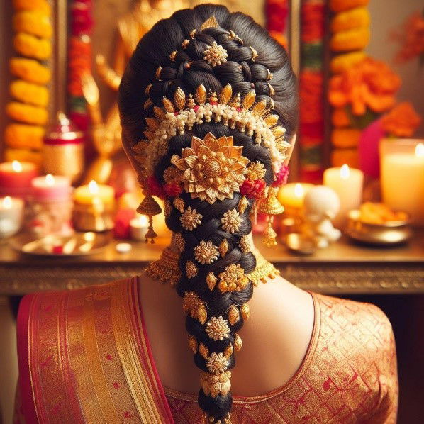 The Traditional South Indian Braid