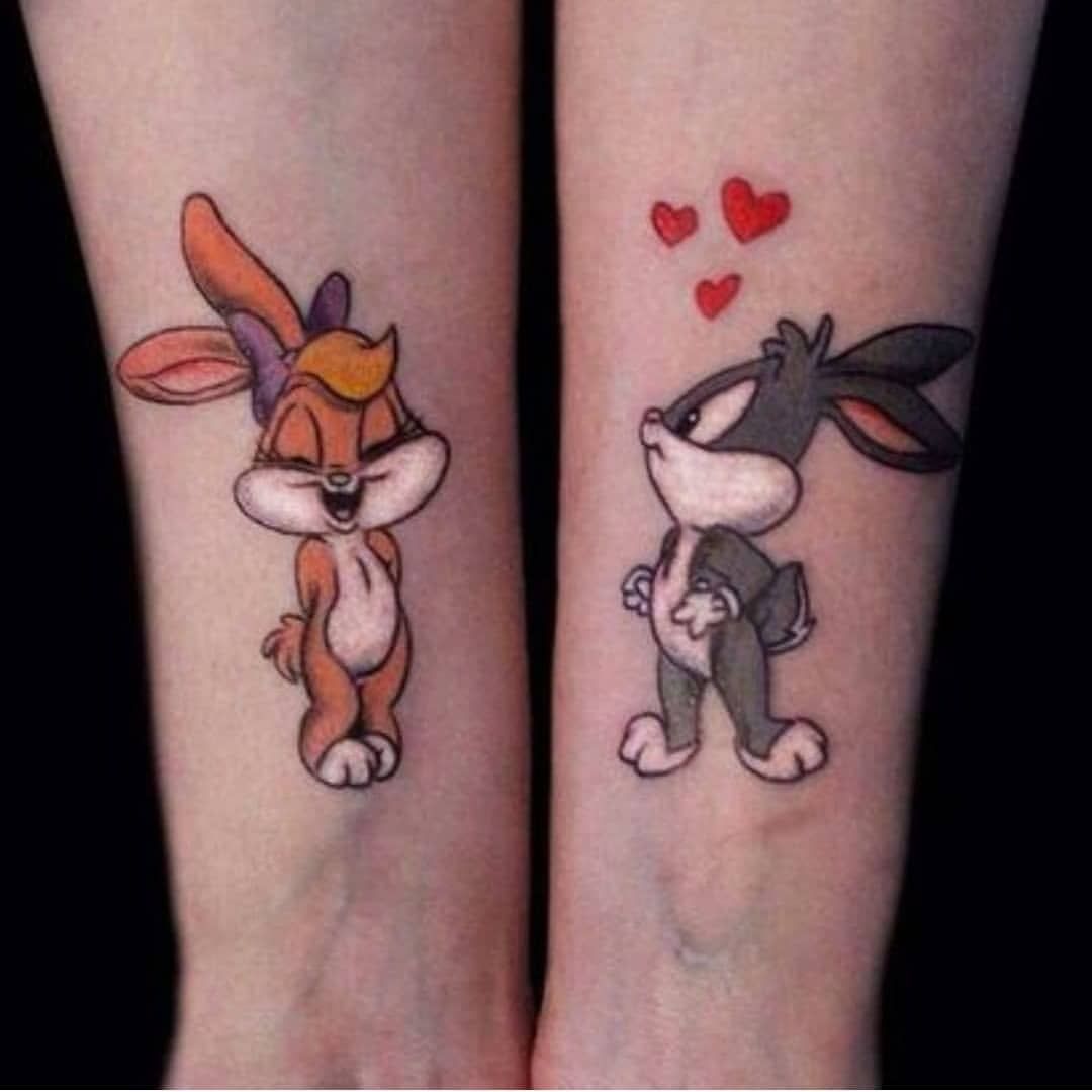 Funny couple-inspired tattoo