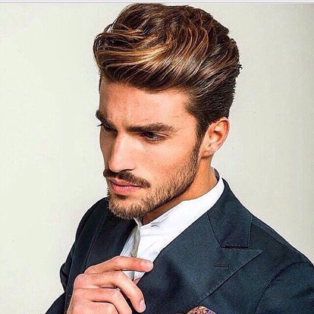 Caramel Highlights | hair coulor ideas for men