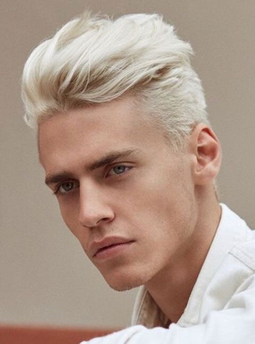 Platinum Blonde | best hair colour for men
