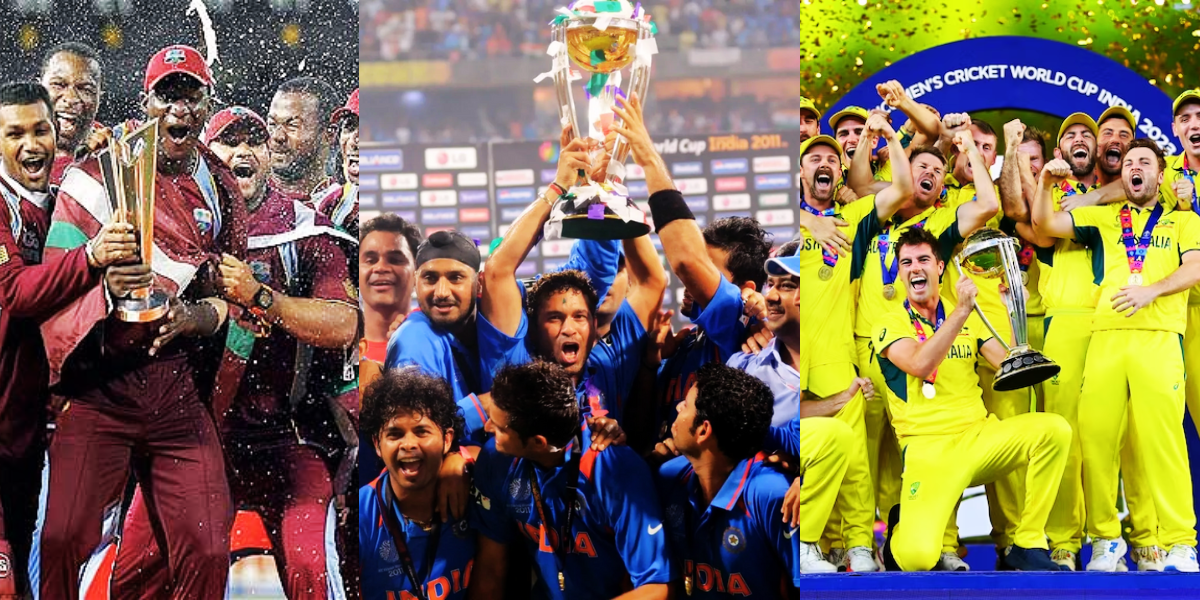 cricket world cup list of winners