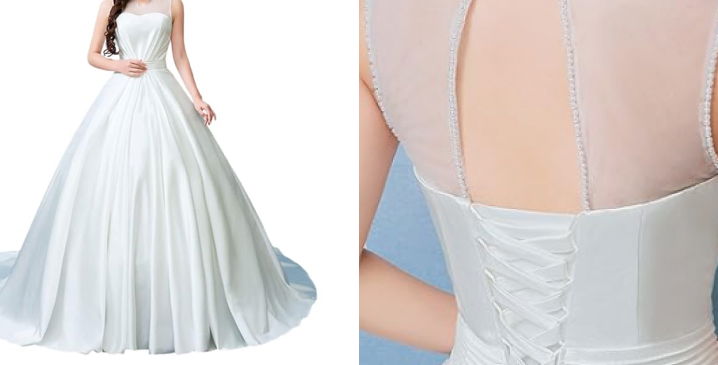 White Wedding Gown Design