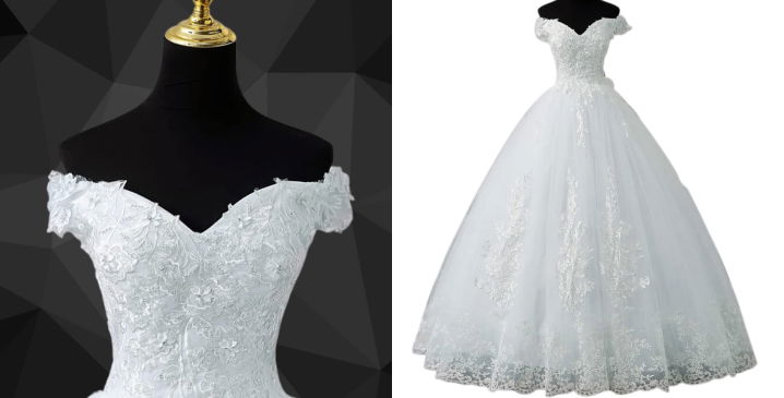 Beautiful White Wedding Gown