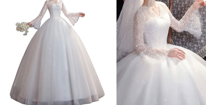 Wedding frocks white