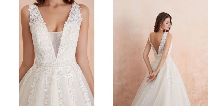 White Wedding Dress for Bride