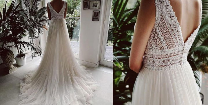 Boho Wedding Gown