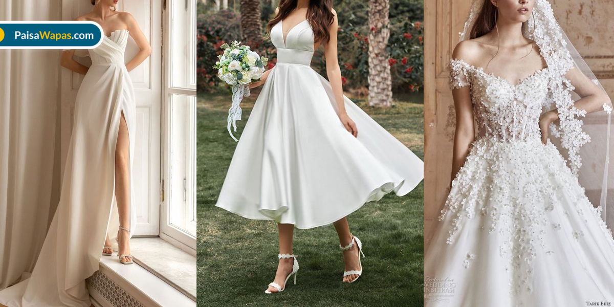 30+ Unique White Wedding Dress Designs