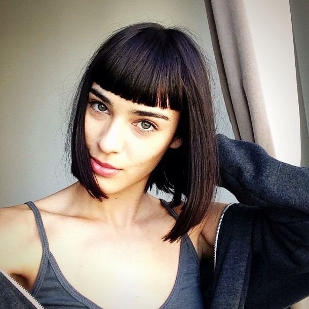 Cropped Bangs | short haircuts for girls