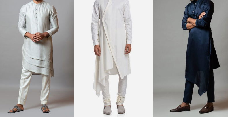 Asymmetric Kurta and Pajama