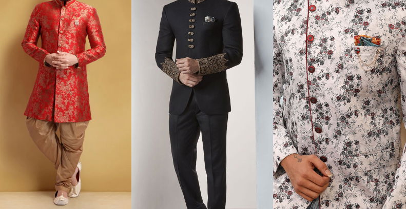 Brocade Jodhpuri Coat - Best Engagement Dress Ideas