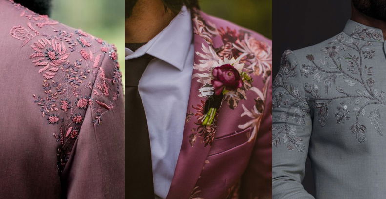 Off-Beat Suit Embroidery