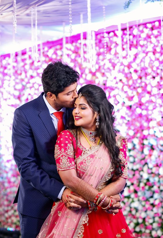 pose for couple photo