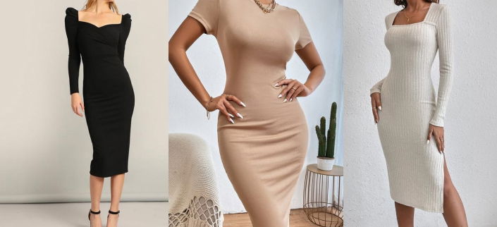 Bodycon Long Sheath Dress