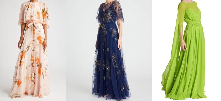 Tropical Print Maxi Dress