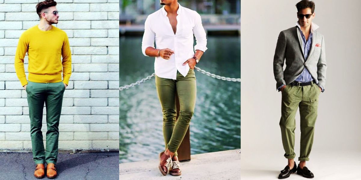 green pant matching shirt