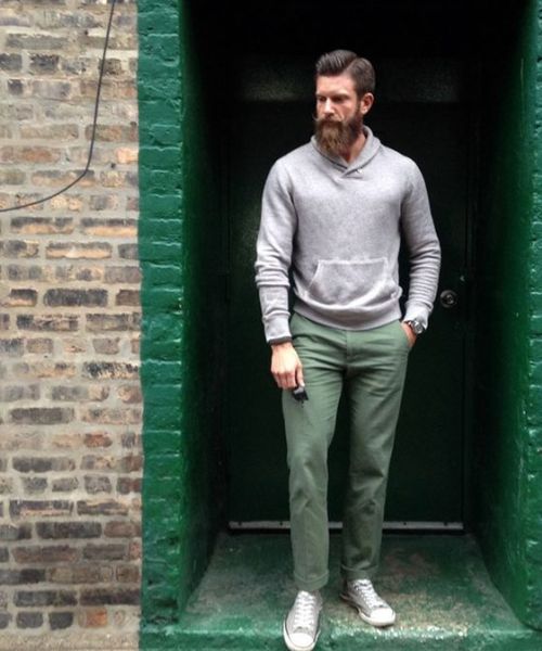 sweat shirt green pant combinations
