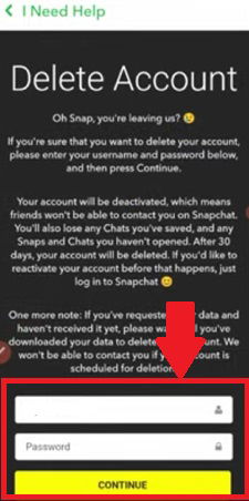 Steps on How to Delete Snapchat Account