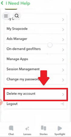 Steps on How to Delete Snapchat Account
