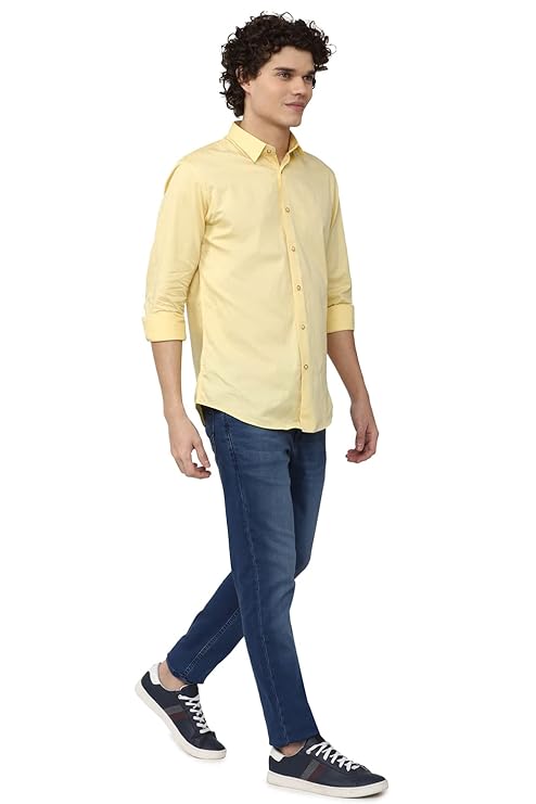 Yellow Shirt and Blue Jeans Combo