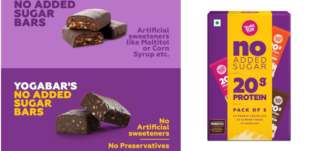 Yoga Bar No Added Sugar Protein Bar