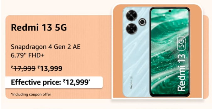 Amazon Prime Day Offers on Redmi Mobiles