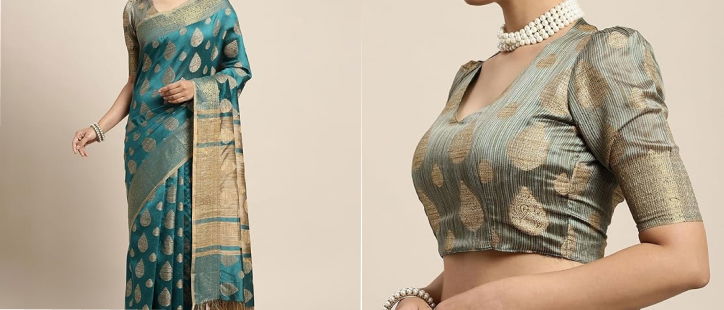 Cotton Silk Saree Under Rs.1000