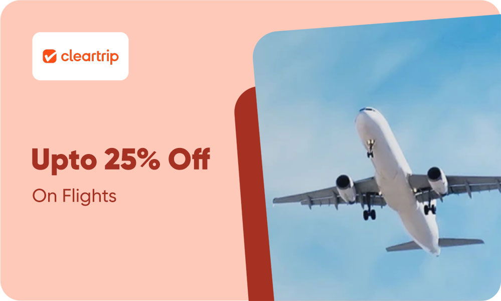 Cleartrip Travel Max Sale :- Get Upto 25% Off On SBI Bank Credit Card Transaction