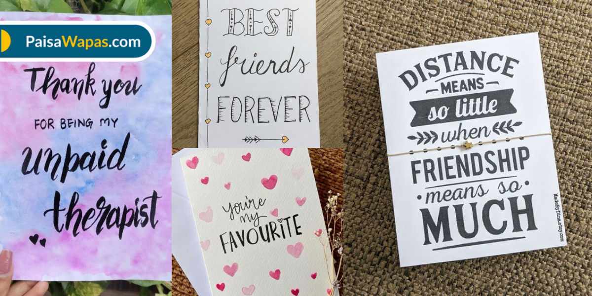 Friendship Day Greeting Card Ideas