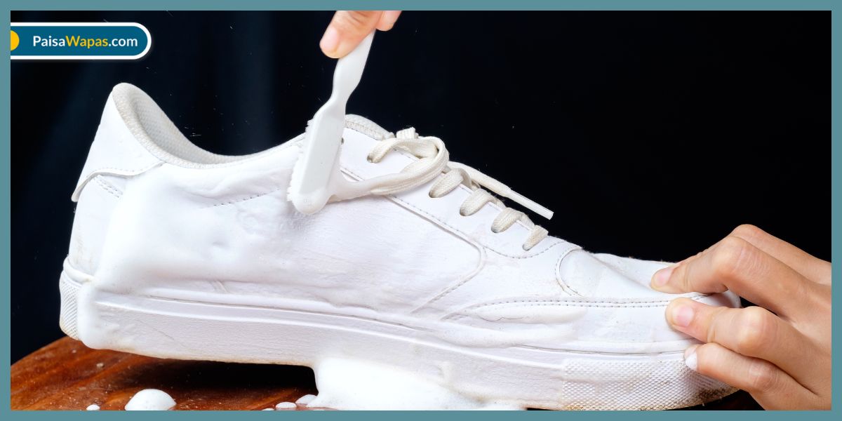 how to clean white shoes