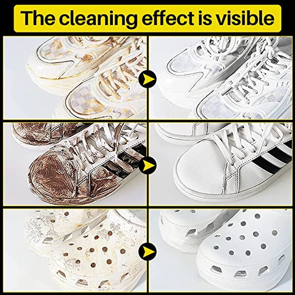 ways to clean white shoes