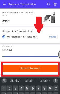 How to Cancel order on Shopsy