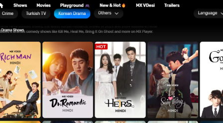MXplayer | Best Apps to Watch Kdrama for Free