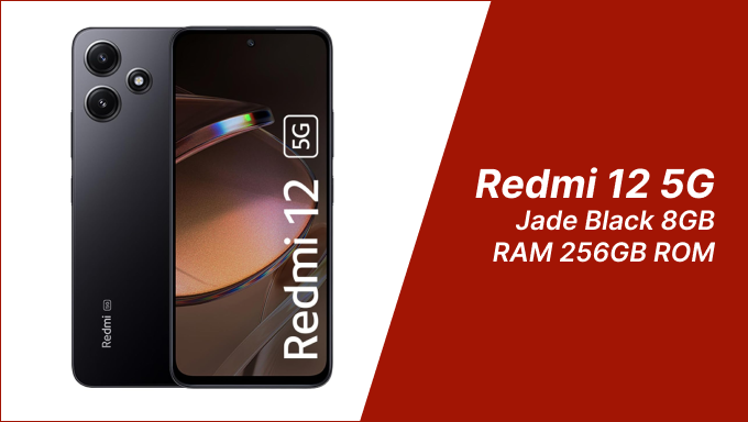 Redmi 12 5G Jade Black 8GB RAM 256GB ROM