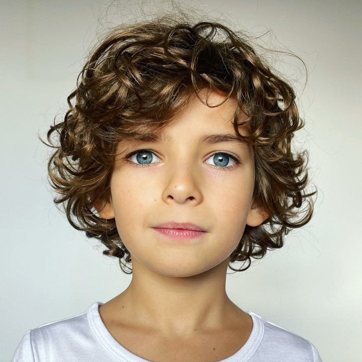 Ringlets boy hair style