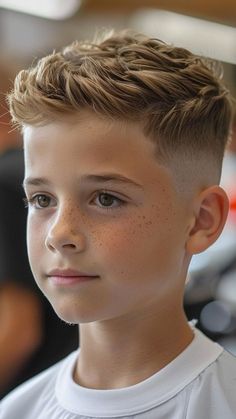 Beach Waves haircut for boys