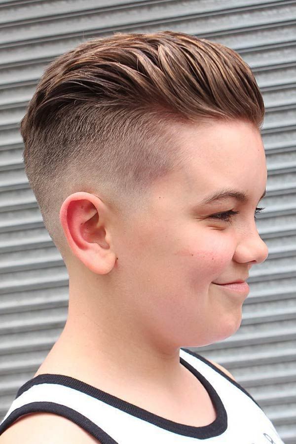 Undercut with a Twist hairstyle for kids