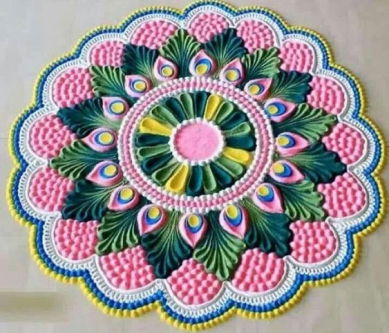 Janmashtami Rangoli Designs Easy