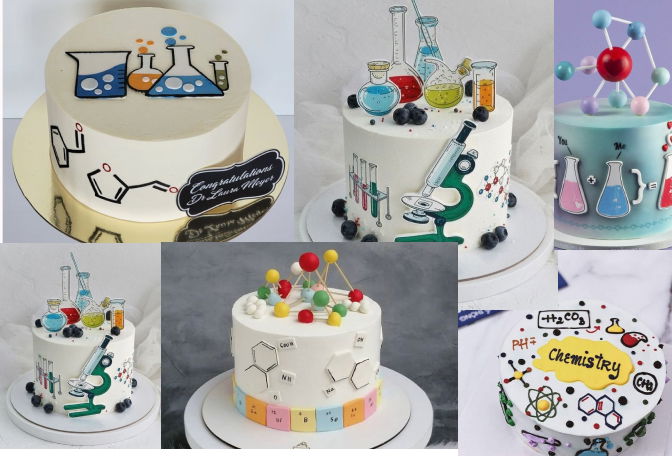 Chemistry Teachers Day Cake Design