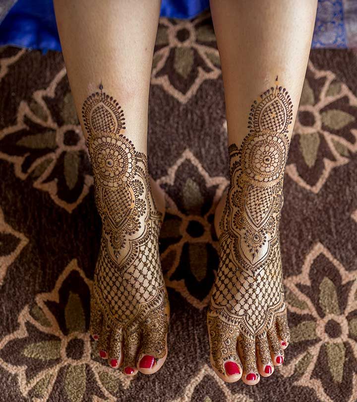Blackwork embroidery style | leg mehendi
