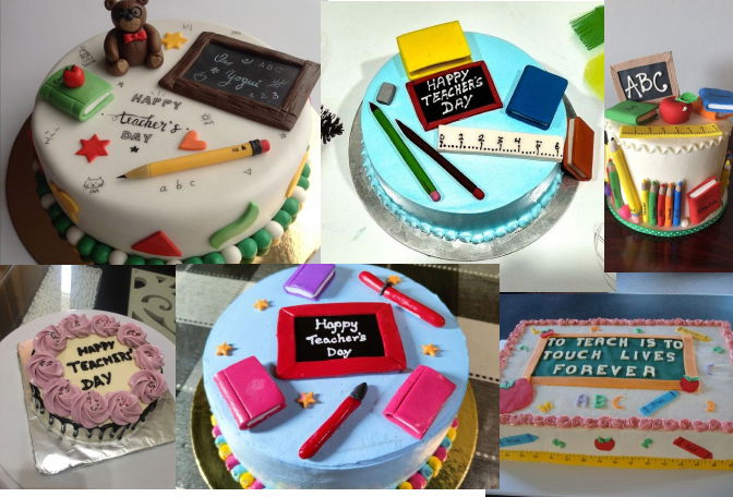 Teachers Day Celebration Cake